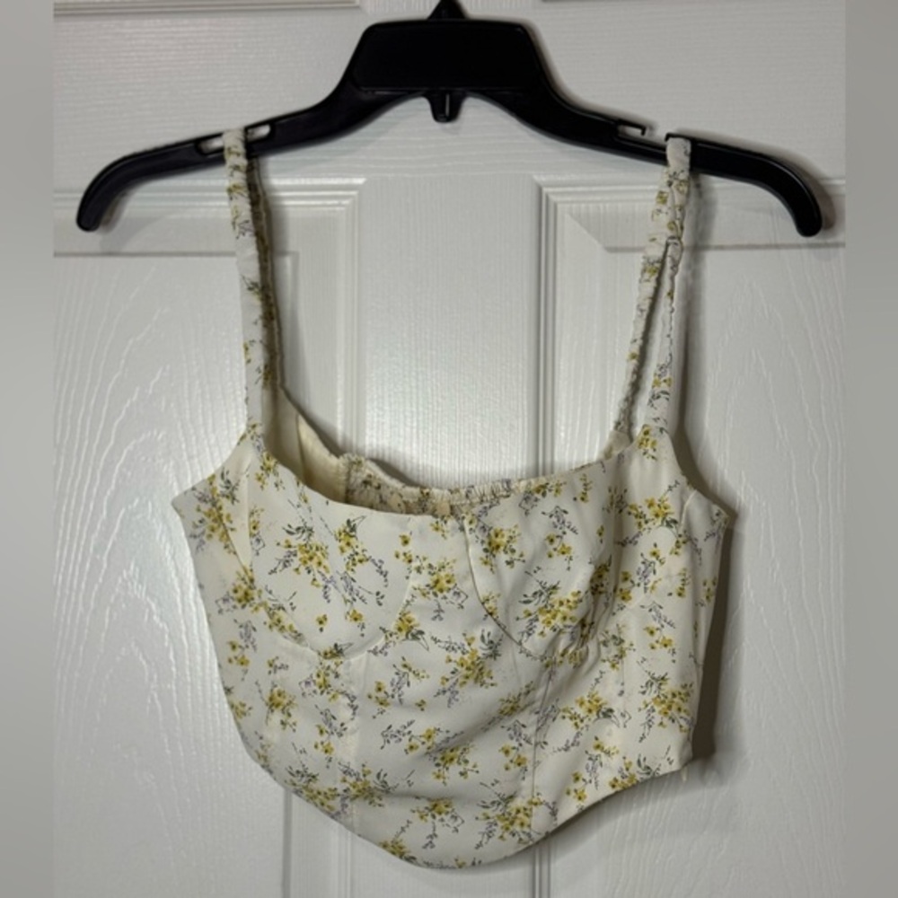 Pitaya Corset Crop Tank Top Size S NWT